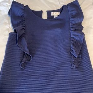 𝅺PIQUE Nique girls dress size 8, 134 cm like new dark blue dress